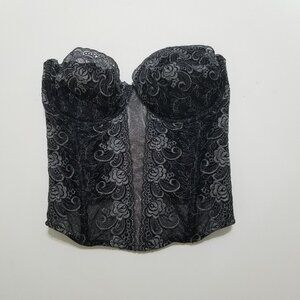 VTG Natori Corset Lined Underwire Floral Size 36C